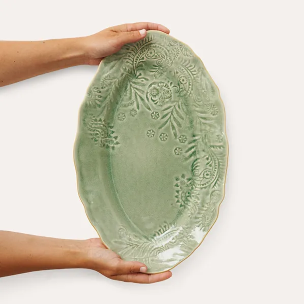 Arabesque Small Oval Dish