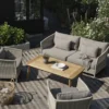 Aster Soffa 3-Sits Beige Med Dyna