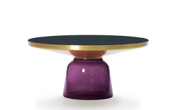 Bell Coffee Table Brass Soffbord