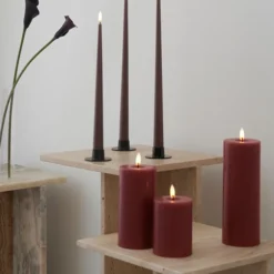 Blockljus LED Deep Wine