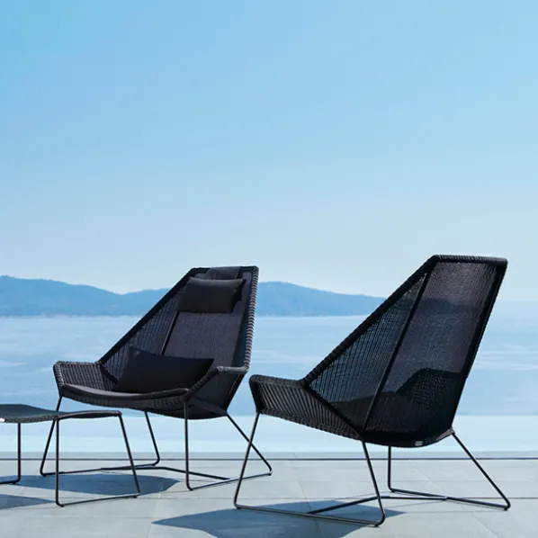Breeze Loungestol Hög Rygg Utemöbel