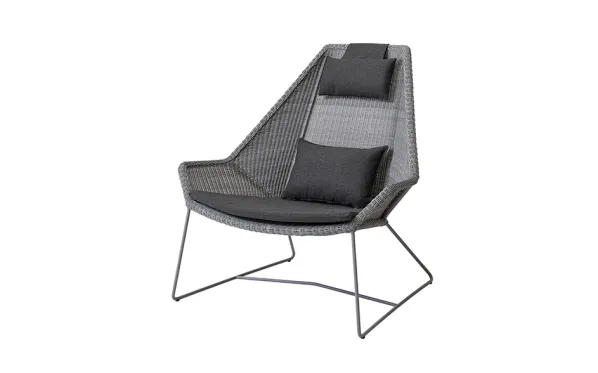Breeze Loungestol Hög Rygg Utemöbel