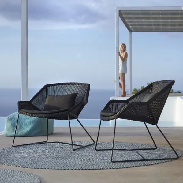 Breeze Loungestol Låg Rygg Utemöbel