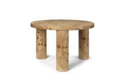 Burl Post Coffee Table