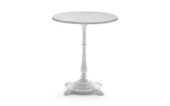 Classic Cafébord Marmorskiva Ø65 4tass