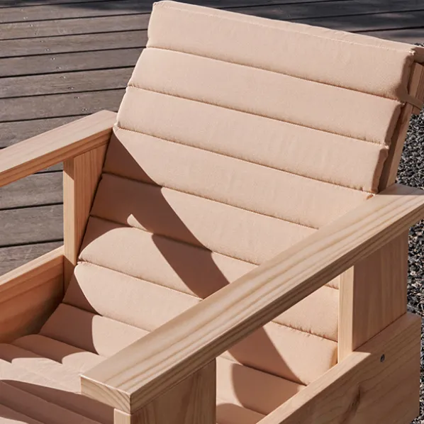 Crate Lounge Chair Quilted Cushion