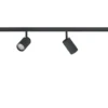 Designline System 2m – 4 x Tube Spots Svart