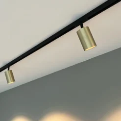 Designline System 2m – 4 x Tube Spots Svart