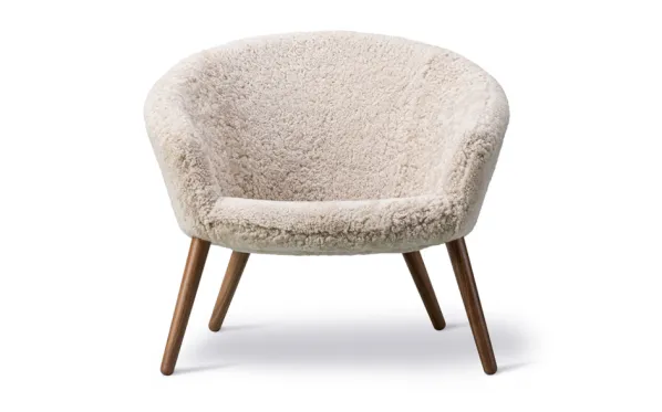 Ditzel Lounge Chair Fårskinn