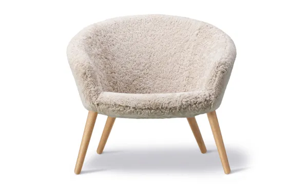 Ditzel Lounge Chair Fårskinn