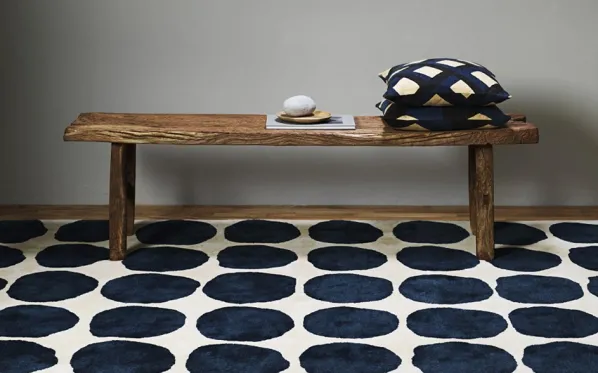 Dots Matta Light Khaki/Blue Melange