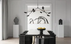 Drop Chandelier Taklampa Burned Black