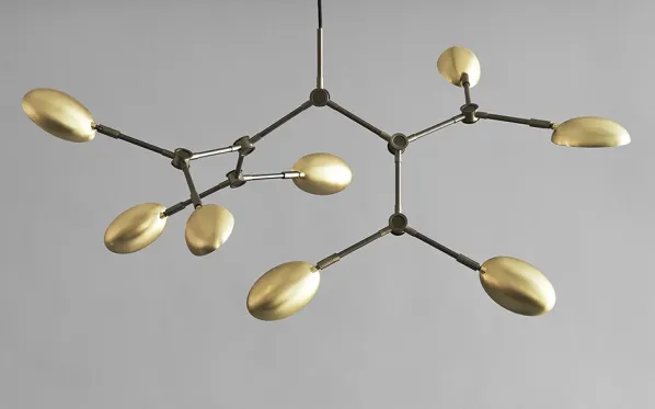 Drop Chandelier Taklampa Mini Mässing