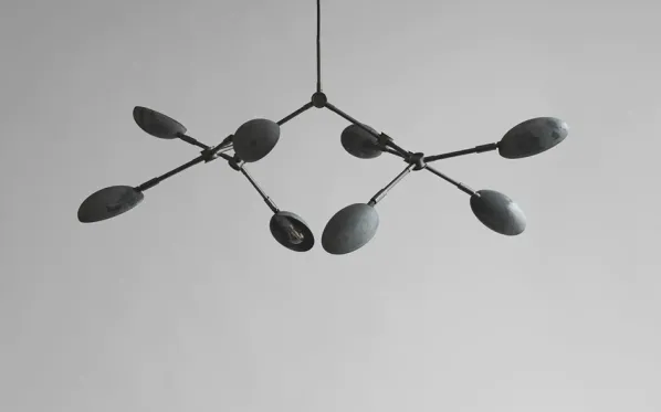 Drop Chandelier Taklampa Mini Oxidized