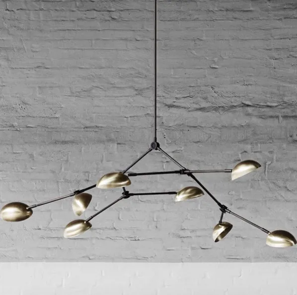 Drop Chandelier Taklampa Mässing
