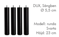 Dux Sängben Cylindriska Ø5,5cm