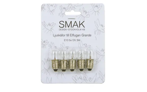 Elflugan Extralampor 10-pack