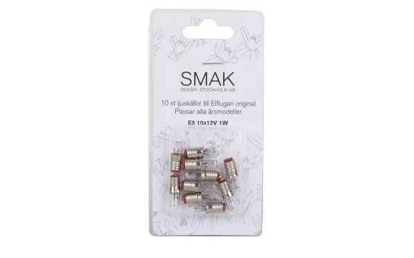 Elflugan Extralampor 10-pack