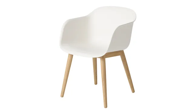 Fiber Wood Karmstol