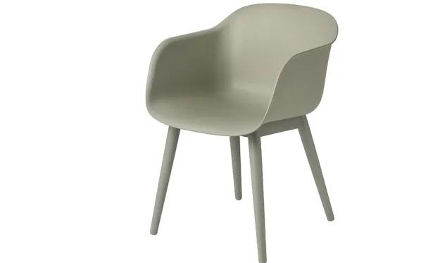 Fiber Wood Karmstol