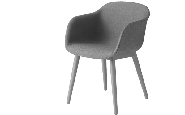 Fiber Wood Karmstol