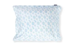 Floral Bäddset Satin Blue/White