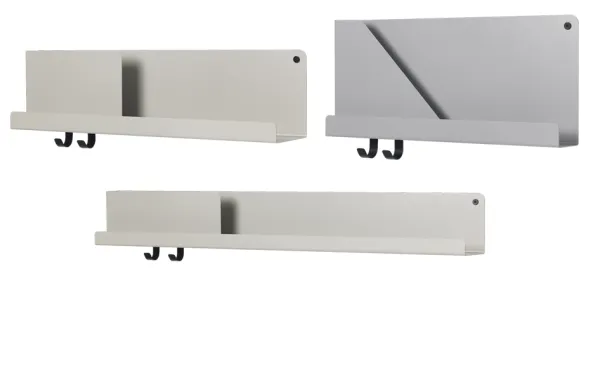 Folded Shelves Grå