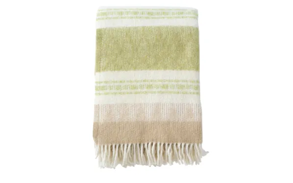 Freja Ullpläd Lime