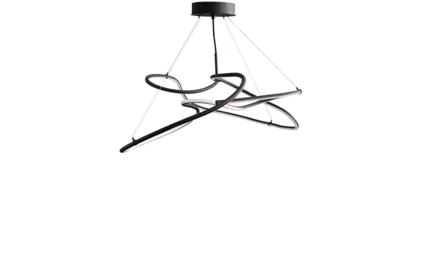 Ghost Chandelier Mini Taklampa Burned Black