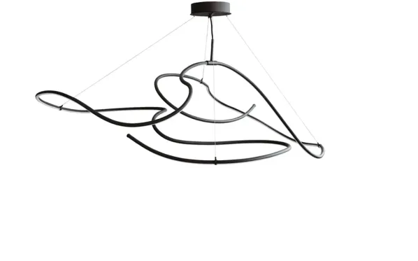 Ghost Chandelier Taklampa Burned Black