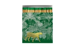 Green Cheetah in Jungle Tändsticksask