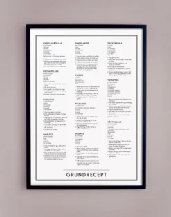Grundrecept Affisch