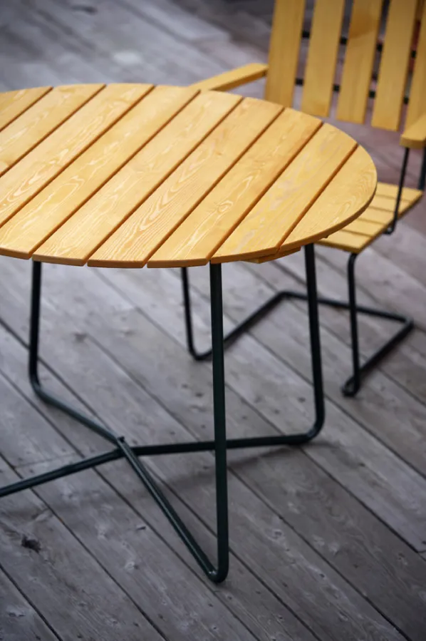Grythyttan Bord 9A Ø100 Svart Stativ