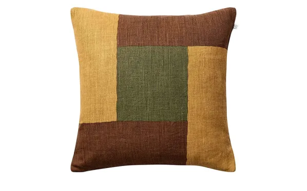 Halo Kuddfodral Taupe/Spicy Yellow/Cactus Green