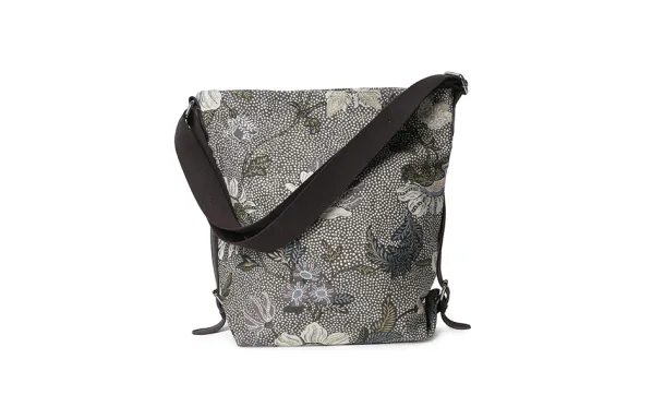 Handväska Shoulder Bag Flower Linen