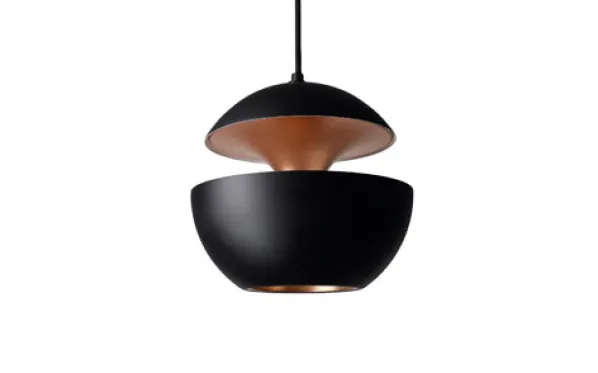 HCS Taklampa Svart & Koppar