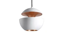 HCS Taklampa Vit & Koppar