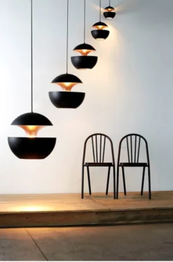 HCS Taklampa Vit & Koppar