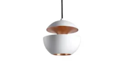 HCS Taklampa Vit & Koppar