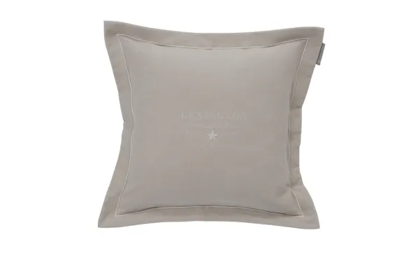Hotel Velvet Embroidery Kudde 50×50 Beige