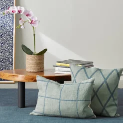 Ikat Orissa kuddfordral Aqua/Heaven Blue