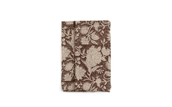 Indian Rose Linneservett 50×50