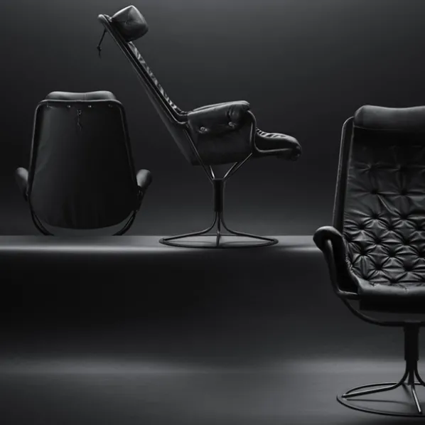 Jetson 69 Fåtölj Black Edition Classic Soft 88 Svart