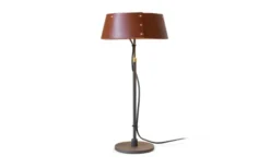 Karl 926 Bordslampa Läder Hög