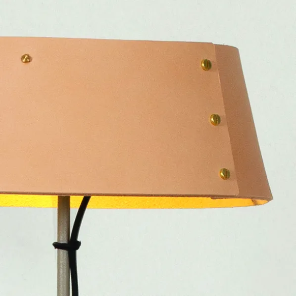 Karl 925 Bordslampa Läder Låg
