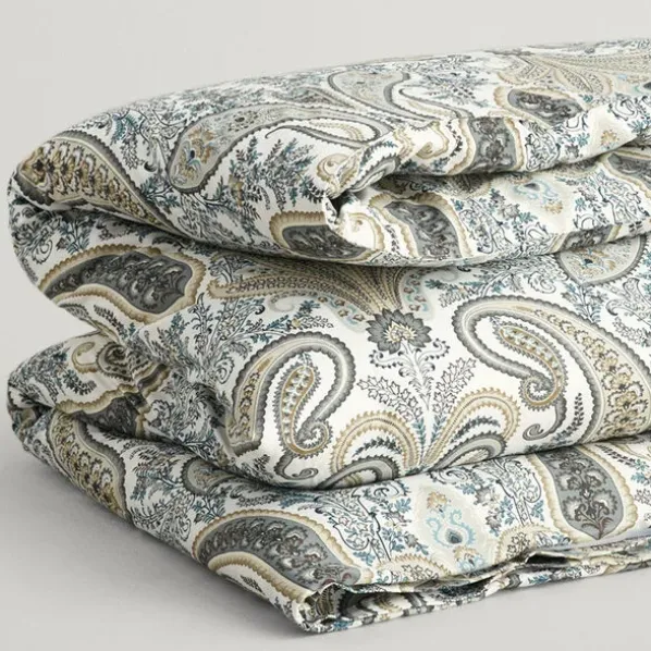 Key West Paisley Påslakan Enkelt Dark Putty