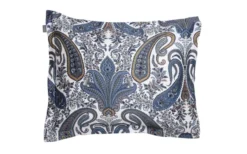 Key West Paisley Örngott Sateen Blue