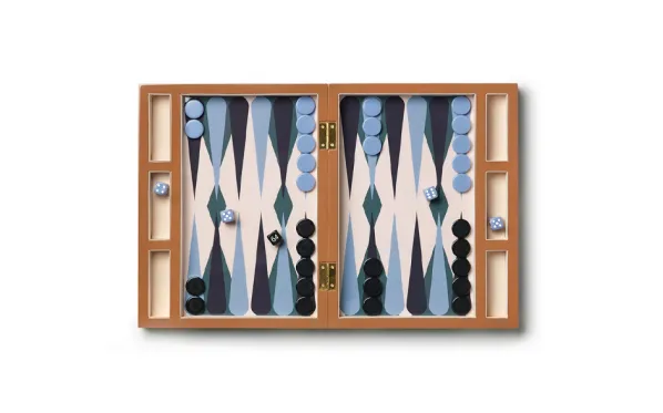 Lacquered Backgammon Spel