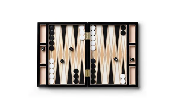 Lacquered Backgammon Spel