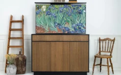 Line Burned Walnut TV-Lift